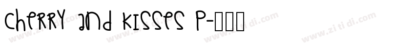 Cherry and Kisses P字体转换